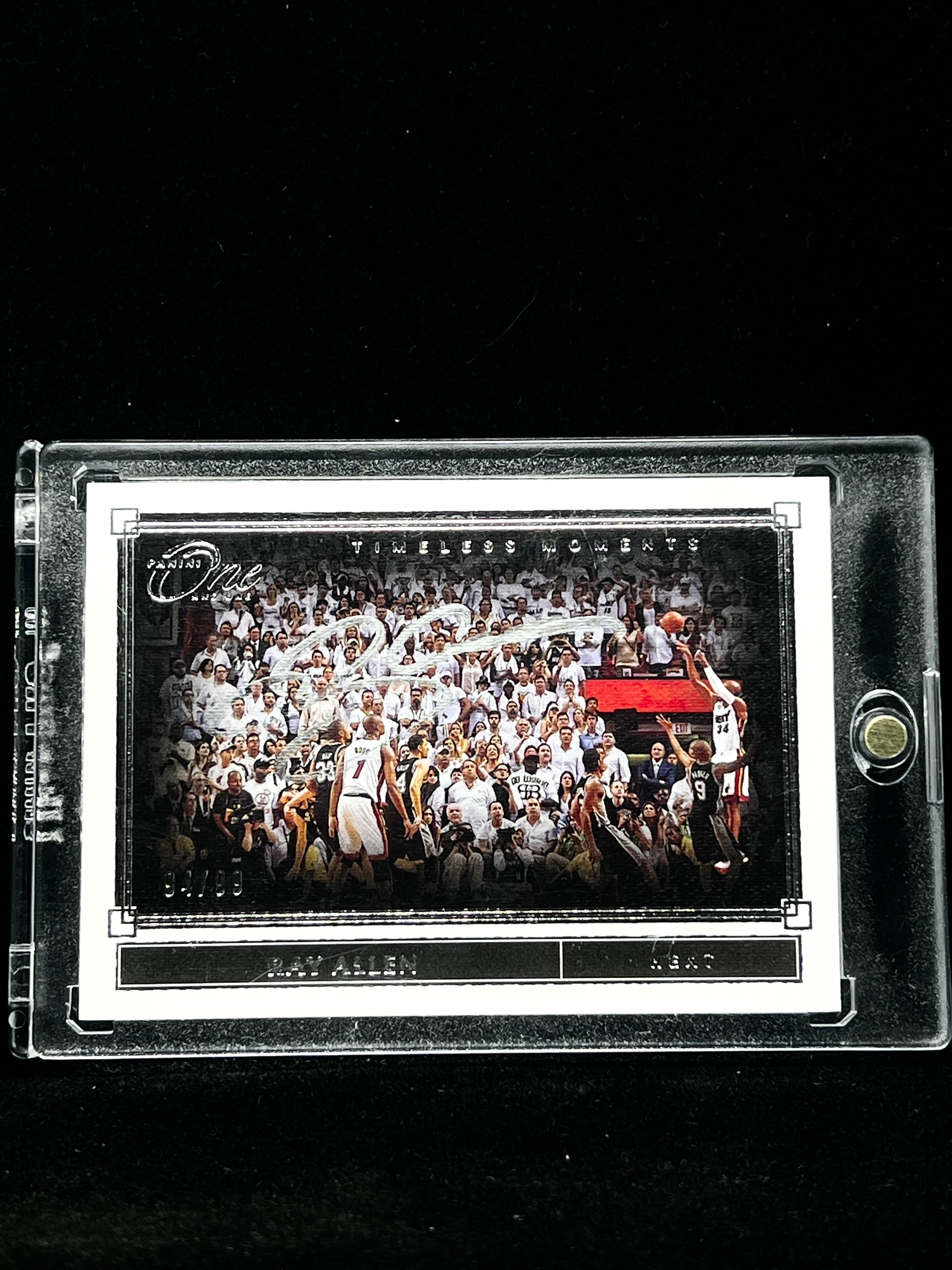 Ray Allen Panini One and One 2019-20 TImeless Moments 94/99